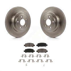 Rear Disc Brake Rotors And Ceramic Pads Kit For Subaru Legacy K8C-101818