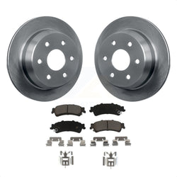 Rear Disc Brake Rotors And Ceramic Pads Kit For Chevrolet Silverado 1500 GMC Sierra Tahoe Classic Suburban Astro Yukon XL Safari K8C-101832