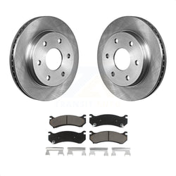 Rear Disc Brake Rotors And Ceramic Pads Kit For Chevrolet Silverado 2500 HD GMC Sierra Hummer H2 1500 Suburban Yukon XL Avalanche Classic K8C-101835