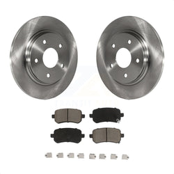 Rear Disc Brake Rotors And Ceramic Pads Kit For Dodge Grand Caravan Chrysler Town & Country Journey Volkswagen Routan Ram C/V K8C-101842
