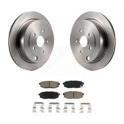 Rear Disc Brake Rotors And Ceramic Pads Kit For Subaru Tribeca B9 K8C-101846