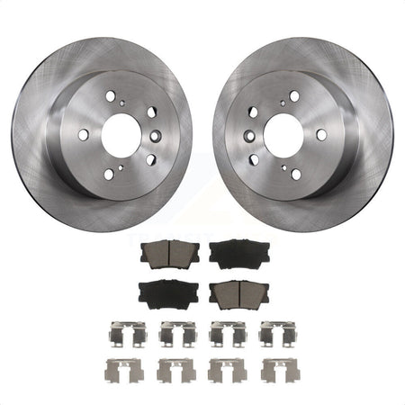 Rear Disc Brake Rotors And Ceramic Pads Kit For Toyota Camry Lexus ES350 Avalon ES300h K8C-101847 by Transit Auto