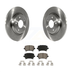 Rear Disc Brake Rotors And Ceramic Pads Kit For 2009 Audi A4 Quattro Convertible With 300mm Diameter Rotor K8C-101848