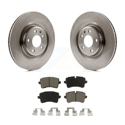 Rear Disc Brake Rotors And Ceramic Pads Kit For Audi A6 Quattro A7 Porsche Macan A8 K8C-101855