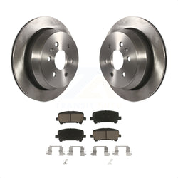 Rear Disc Brake Rotors And Ceramic Pads Kit For 2015-2020 Chevrolet Colorado GMC Canyon K8C-101858