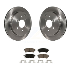 Rear Disc Brake Rotors And Ceramic Pads Kit For INFINITI Nissan Armada QX80 QX56 K8C-101879