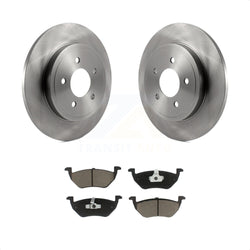Rear Disc Brake Rotors And Ceramic Pads Kit For Ford Escape Mercury Mariner Mazda Tribute K8C-101880