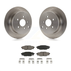 Rear Disc Brake Rotors And Ceramic Pads Kit For Subaru Forester Impreza Crosstrek XV K8C-101882