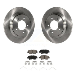 Rear Disc Brake Rotors And Ceramic Pads Kit For Kia Niro Hyundai Ioniq Soul EV K8C-101886