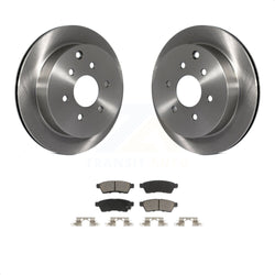 Rear Disc Brake Rotors And Ceramic Pads Kit For Nissan Frontier Xterra Suzuki Equator K8C-101890