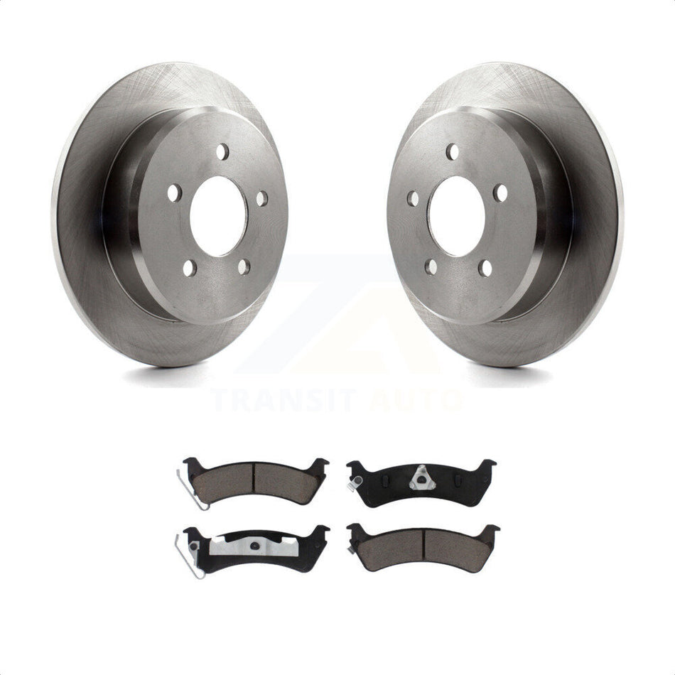 Rear Disc Brake Rotors And Ceramic Pads Kit For Ford Explorer Sport Trac K8C-101903 by Transit Auto