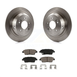 Rear Disc Brake Rotors And Ceramic Pads Kit For Hyundai Genesis G80 Kia K900 K8C-101916