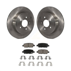 Rear Disc Brake Rotors And Ceramic Pads Kit For Nissan Murano INFINITI Pathfinder QX60 Q50 Quest FX35 JX35 Q60 M37 QX70 Q70 Q70L FX45 FX37 M56 M35h K8C-101921