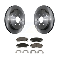 Rear Disc Brake Rotors And Ceramic Pads Kit For Chevrolet Traverse GMC Acadia Buick Enclave Saturn Outlook Limited K8C-101923