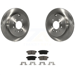 Rear Disc Brake Rotors And Ceramic Pads Kit For Ford Edge Mazda CX-7 Lincoln MKX K8C-101956