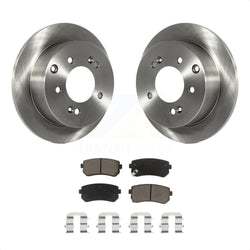 Rear Disc Brake Rotors And Ceramic Pads Kit For Kia Forte Koup Forte5 K8C-101957