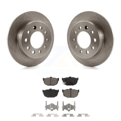 Rear Disc Brake Rotors And Ceramic Pads Kit For 2003-2008 Hyundai Tiburon K8C-101964