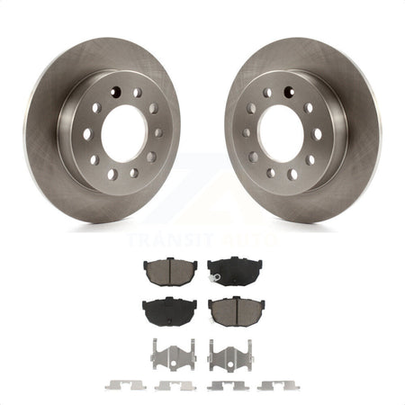 Rear Disc Brake Rotors And Ceramic Pads Kit For 2003-2008 Hyundai Tiburon K8C-101964 by Transit Auto