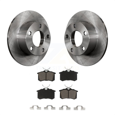 Rear Disc Brake Rotors And Ceramic Pads Kit For Volkswagen Passat Audi A6 K8C-101975 by Transit Auto