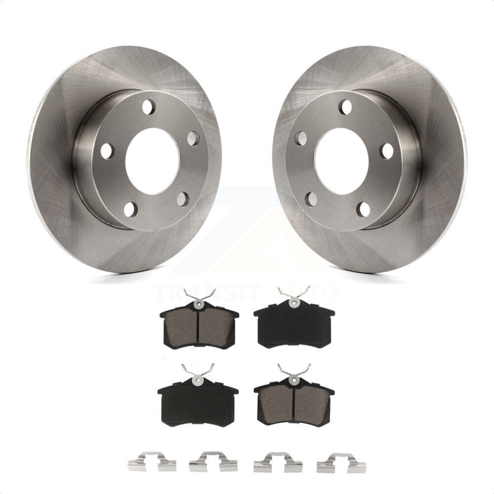 Rear Disc Brake Rotors And Ceramic Pads Kit For Volkswagen Passat Audi A4 Quattro K8C-101976 by Transit Auto