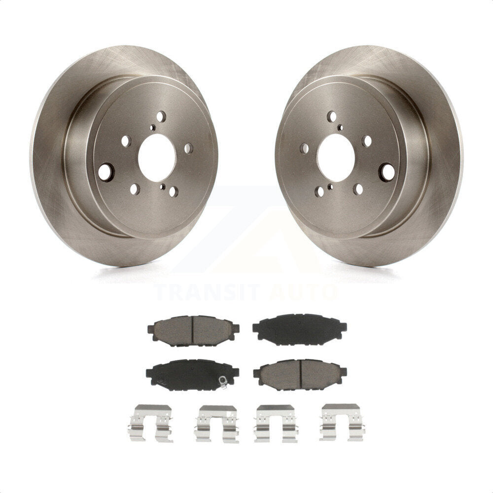 Rear Disc Brake Rotors And Ceramic Pads Kit For Subaru Outback Impreza Forester Legacy Scion FR-S BRZ WRX K8C-101979 by Transit Auto