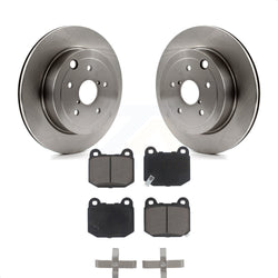 Rear Disc Brake Rotors And Ceramic Pads Kit For Subaru Impreza WRX STI K8C-101980