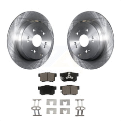 Rear Disc Brake Rotors And Ceramic Pads Kit For Honda CR-V Acura RDX K8C-102000
