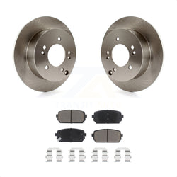 Rear Disc Brake Rotors And Ceramic Pads Kit For 2007-2012 Kia Rondo K8C-102002