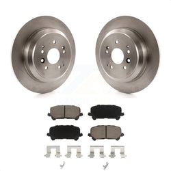 Rear Disc Brake Rotors And Ceramic Pads Kit For 2014-2016 Acura MDX K8C-102010