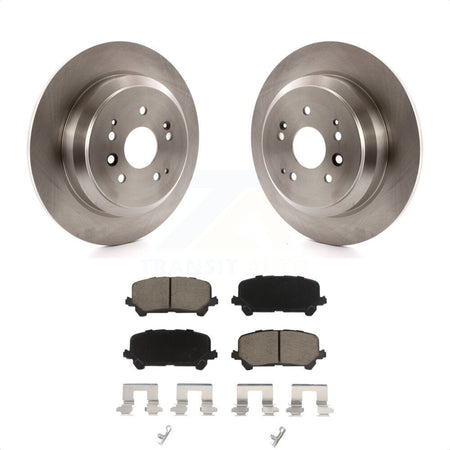 Rear Disc Brake Rotors And Ceramic Pads Kit For 2014-2016 Acura MDX K8C-102010 by Transit Auto