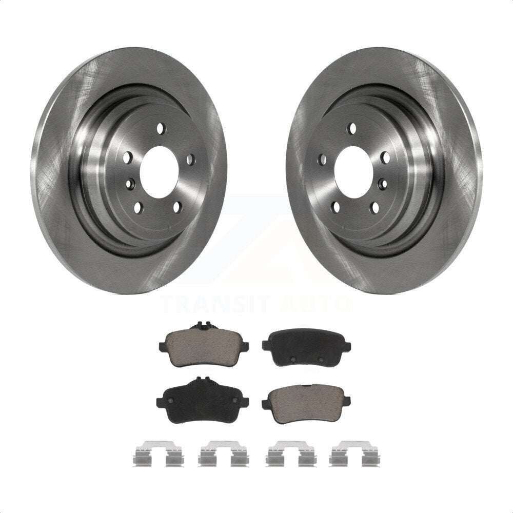 Rear Disc Brake Rotors And Ceramic Pads Kit For Mercedes-Benz ML350 GLE350 ML250 GLE300d K8C-102019 by Transit Auto