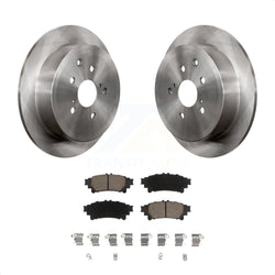 Rear Disc Brake Rotors And Ceramic Pads Kit For Toyota Highlander Sienna Lexus RX350 RX450h K8C-102024