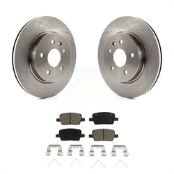 Rear Disc Brake Rotors And Ceramic Pads Kit For Chevrolet Camaro Cadillac CT6 K8C-102027