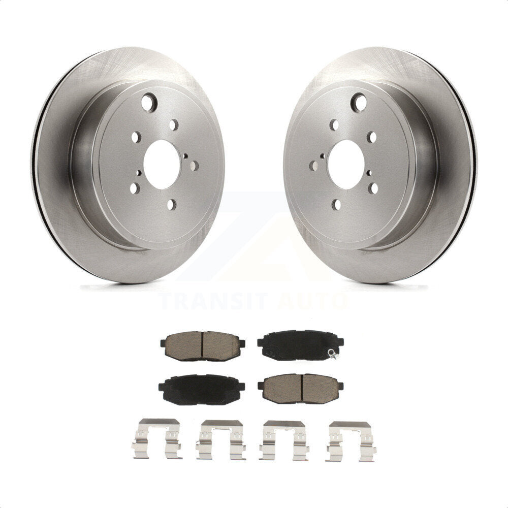 Rear Disc Brake Rotors And Ceramic Pads Kit For Subaru Outback Legacy Scion FR-S BRZ Toyota 86 K8C-102028 by Transit Auto