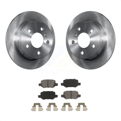 Rear Disc Brake Rotors And Ceramic Pads Kit For 2006-2011 Mercedes-Benz B200 K8C-102032