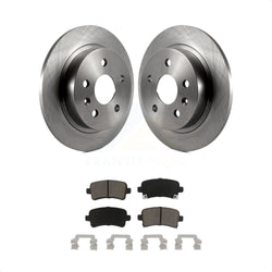 Rear Disc Brake Rotors And Ceramic Pads Kit For Chevrolet Malibu Buick LaCrosse Regal Limited K8C-102041