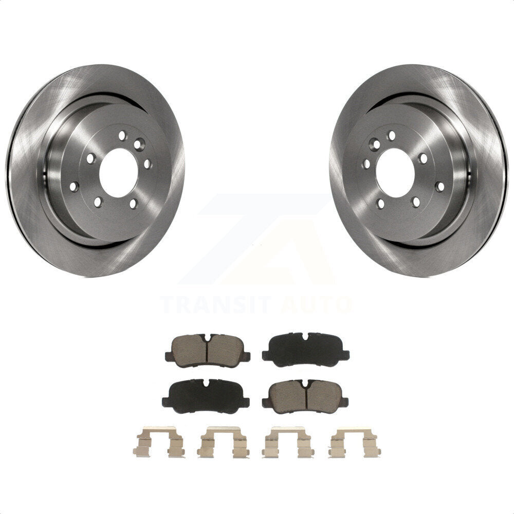 Rear Disc Brake Rotors And Ceramic Pads Kit For Land Rover Range Sport LR4 LR3 K8C-102043 by Transit Auto