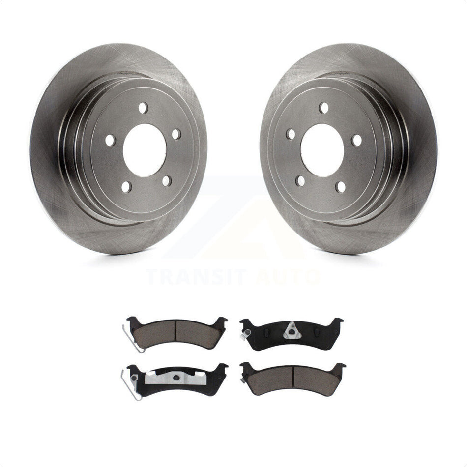 Rear Disc Brake Rotors And Ceramic Pads Kit For Ford Explorer Sport Trac K8C-102053 by Transit Auto