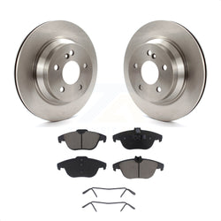 Rear Disc Brake Rotors And Ceramic Pads Kit For Mercedes-Benz GLK350 E350 GLK250 K8C-102056