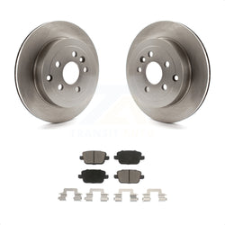 Rear Disc Brake Rotors And Ceramic Pads Kit For 2008-2011 Land Rover LR2 K8C-102064