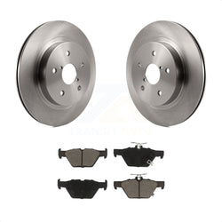 Rear Disc Brake Rotors And Ceramic Pads Kit For Subaru Outback Legacy WRX K8C-102070