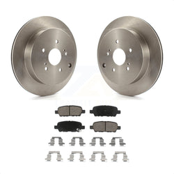 Rear Disc Brake Rotors And Ceramic Pads Kit For 2009-2013 Suzuki Grand Vitara K8C-102073