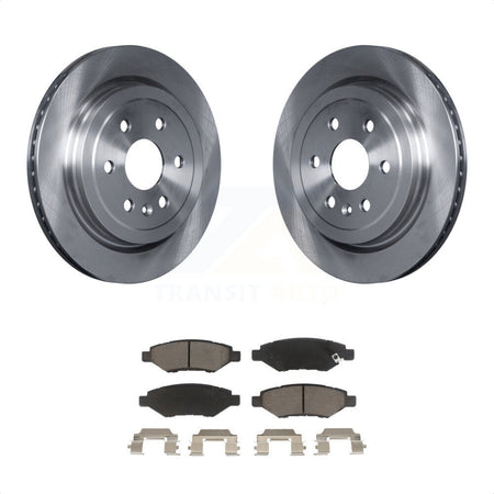 Rear Disc Brake Rotors And Ceramic Pads Kit For Cadillac SRX Saab 9-4X K8C-102086 by Transit Auto