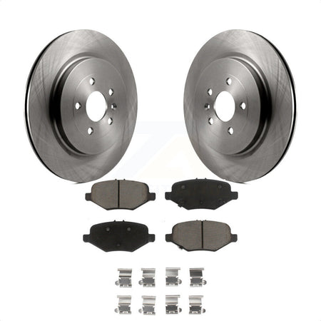 Rear Disc Brake Rotors And Ceramic Pads Kit For Ford Explorer Taurus Flex Police Interceptor Sedan Lincoln MKT MKS Special Service K8C-102092 by Transit Auto