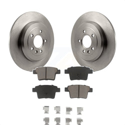 Rear Disc Brake Rotors And Ceramic Pads Kit For Ford Five Hundred Freestyle Taurus Mercury Montego X Sable K8C-102093
