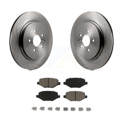 Rear Disc Brake Rotors And Ceramic Pads Kit For Ford Explorer Police Interceptor Utility Lincoln MKS Flex Taurus MKT K8C-102094