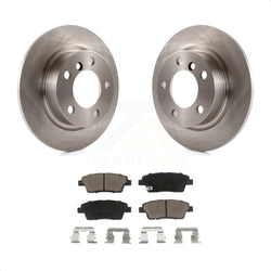 Rear Disc Brake Rotors And Ceramic Pads Kit For Mini Cooper Countryman Paceman K8C-102104