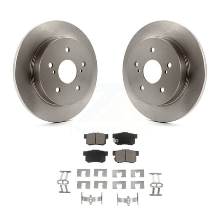 Rear Disc Brake Rotors And Ceramic Pads Kit For 2010-2013 Suzuki Kizashi K8C-102105 by Transit Auto