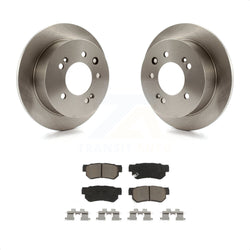 Rear Disc Brake Rotors And Ceramic Pads Kit For Hyundai Elantra K8C-102111