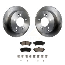 Rear Disc Brake Rotors And Ceramic Pads Kit For Lexus IS250 K8C-102117